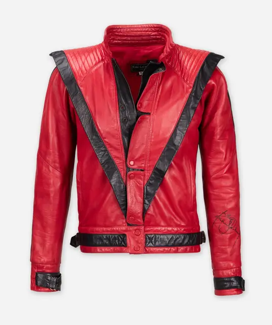 Die ikonische «Thriller»-Jacke könnte einen Rekordpreis erzielen. | Foto: Courtesy of Julien's Auctions/dpa (Handout)
