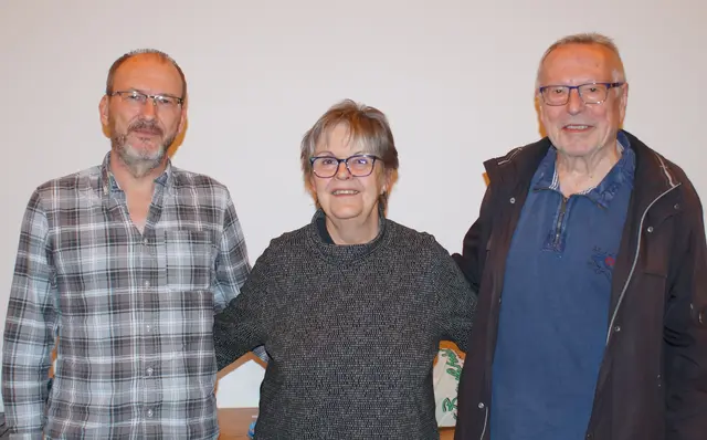 v.l.: André Gerlach, Hannelore Haase, Heinz-Jürgen Neuner  | Foto: Werner Hientz