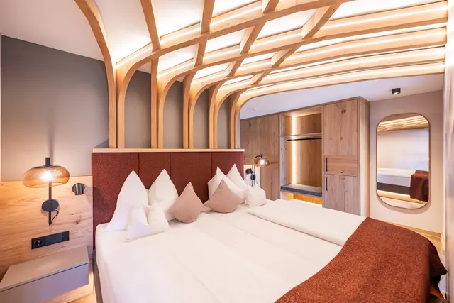 Neu &amp; stylisch: Sonnenkopf-Zimmer. | Foto: DAS TANNECK