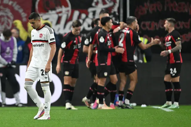 Am Ende war Bundesligist Bayer Leverkusen zu stark für den 1. FC Nürnberg. | Foto: Federico Gambarini/dpa