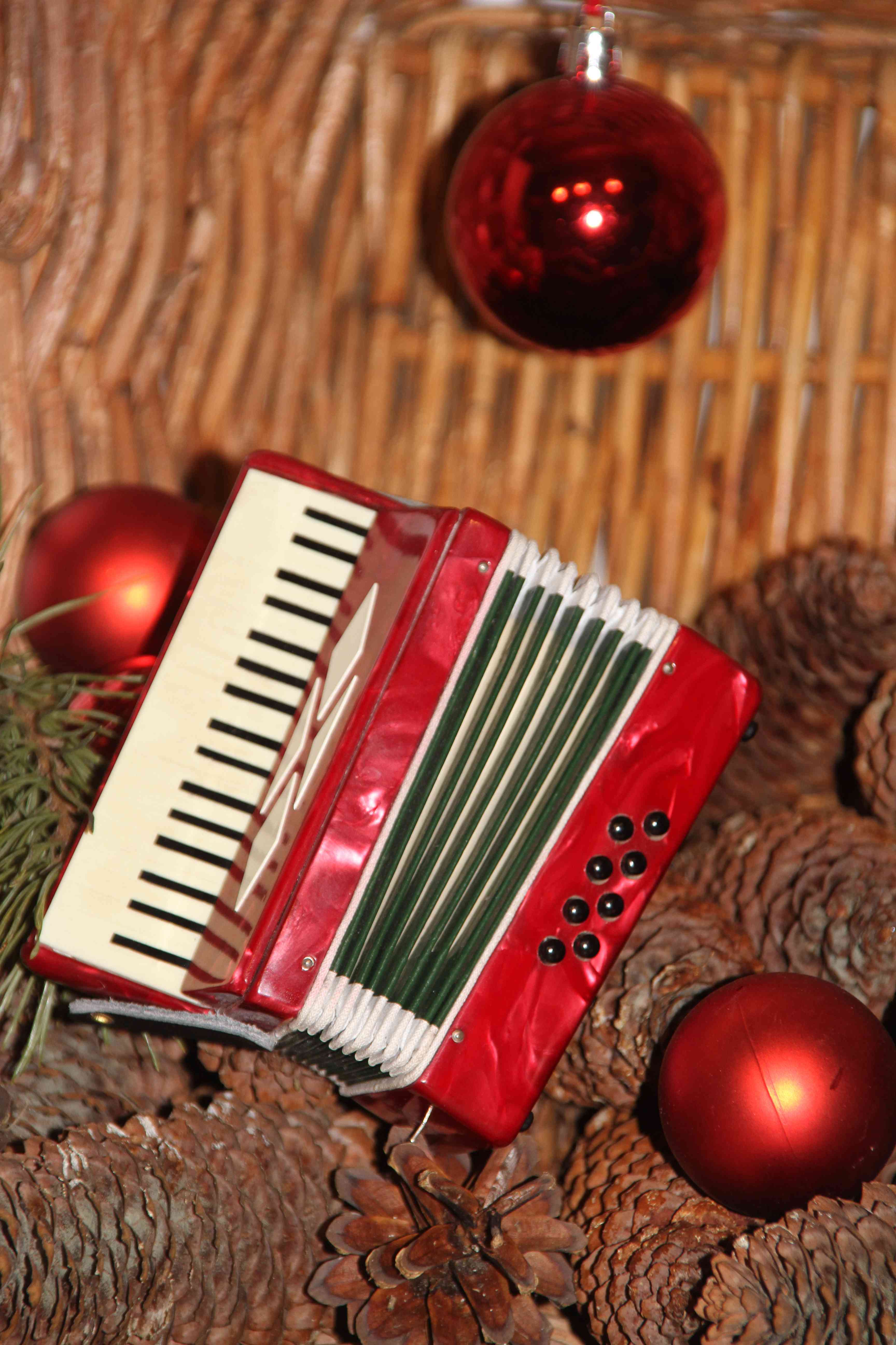 Weihnachten mit Akkordeonklängen