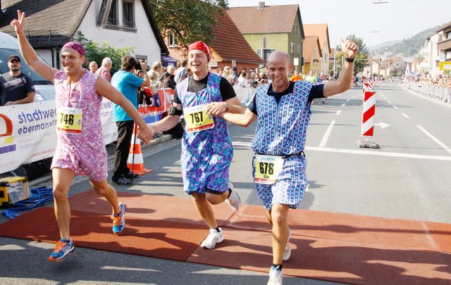 Spaßläufer: Auch bei den Freizeitsportlern steht der „FSM“ hoch im Kurs. | Foto: Tourismuszentrale Fränkische Schweiz/Löwisch