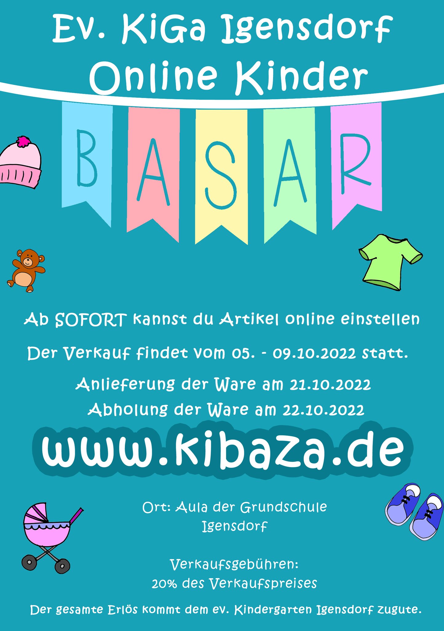 Online Baby- und Kinderbasar Kindergarten Igensdorf