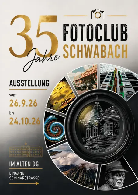 Einladung zur Jubiläumsausstellung | Foto: Fotoclub Schwabach
