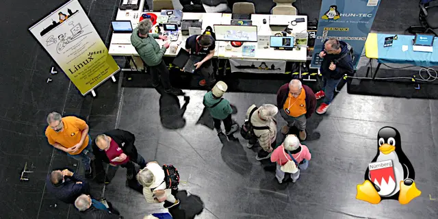 Die Linux User Group Nürnberg auf der Hack&Make 2025 